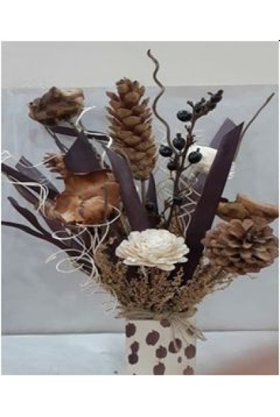 Beautiful Dried Flower Vase- Design 5 Beautiful Dried Flower Vase- Design 5